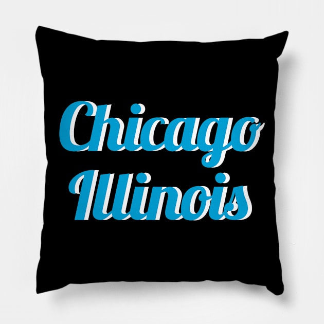 Chicago Illinois Pillow by FromBerlinGift