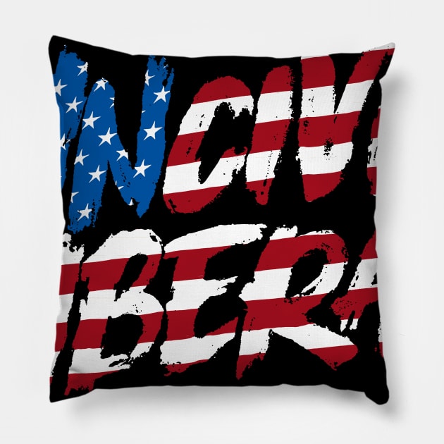 UNCIVIL LIBERAL Pillow by TeeLabs