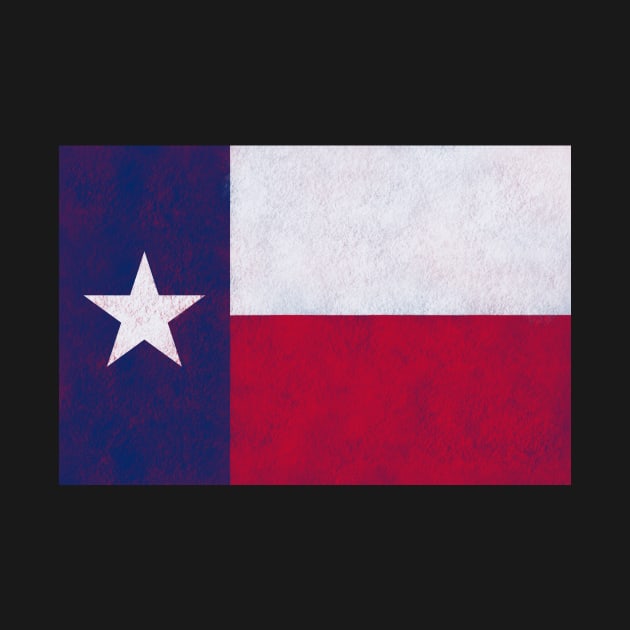 Texas Flag - Textured Logo by rand0mity