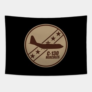 C-130 Hercules Patch (desert subdued) Tapestry