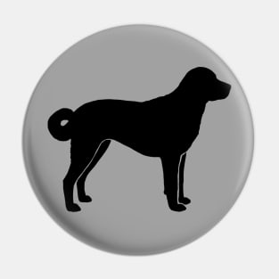 Anatolian Shepherd Dog Silhouette Pin