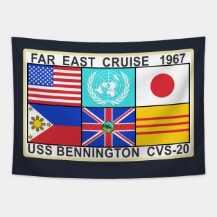 Far East Cruise 1967 - USS Bennington Tapestry