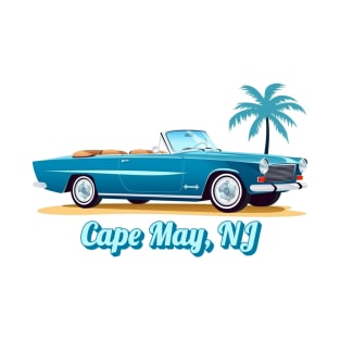 Vintage Vibes: Beachside Cruising in Cape May, NJ T-Shirt