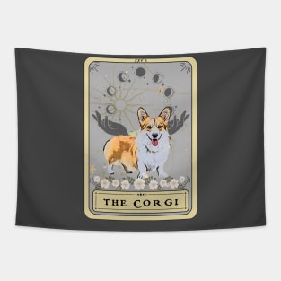 Corgi Dog Tarot Card, Corgi Lover Tapestry