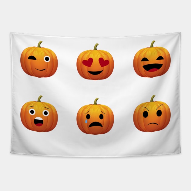 I Like Archery Funny Pumpkin Halloween Costume Tapestry by ValentinkapngTee