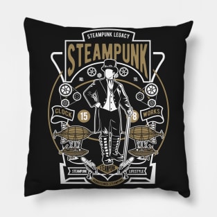 Steampunk Gentleman Pillow