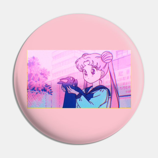 Usagi And Luna Sailor Moon Anime Manga Kawaii LoFi Sailor Moon