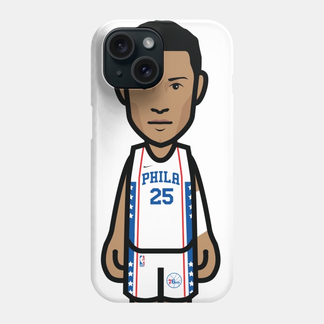 Ben Simmons - Rookie, 76ers Phone Case by asGraphics