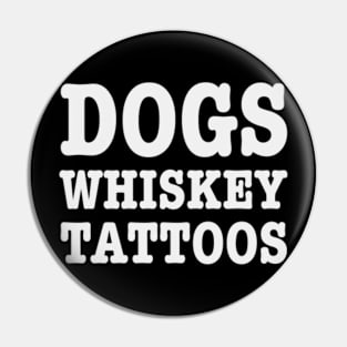 DOGS WHISKEY TATTOOS Pin