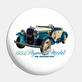 1932 Plymouth Model PB Roadster Pin