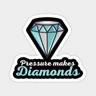 Pressure Makes Diamonds Magnet