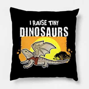Raise Tiny Dinosaurs Pillow
