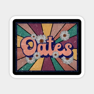 Vintage Proud Oates Name Christmas Styles 90s Magnet