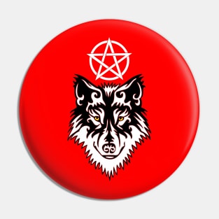 Werewolf-Pentagram - Lycanthropy Gifts Pin