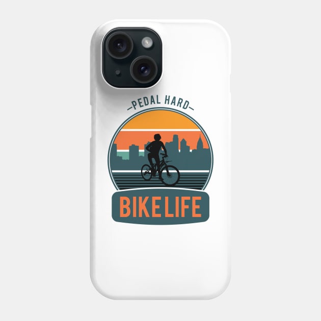 Bike Life Cyclist Pedal Hard Phone Case by EdSan Designs