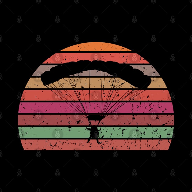 Base Jump - retro sunset design by BB Funny Store