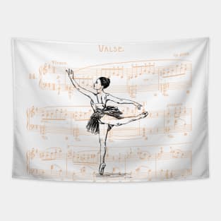 Ballerina print Tapestry