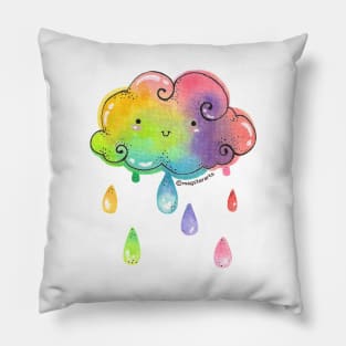 Rainbow Showers Pillow