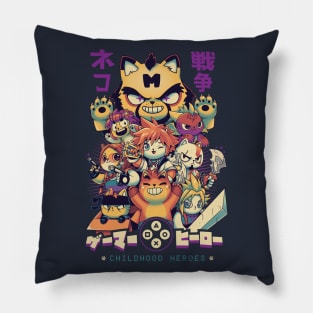 Childhood Heroes Pillow