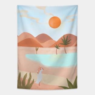 Desert Oasis Tapestry