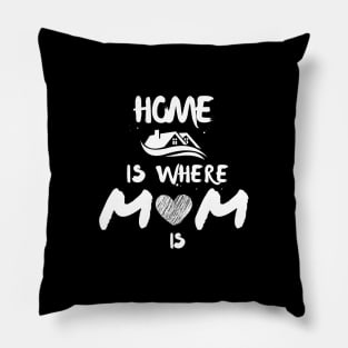 Home Is Where Mom Is Pillow