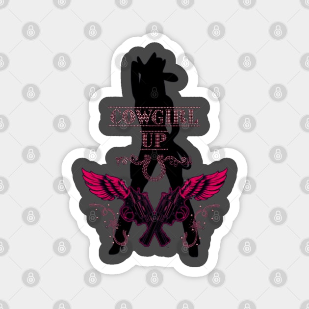 Cowgirl Up Magnet by American Phoenix 