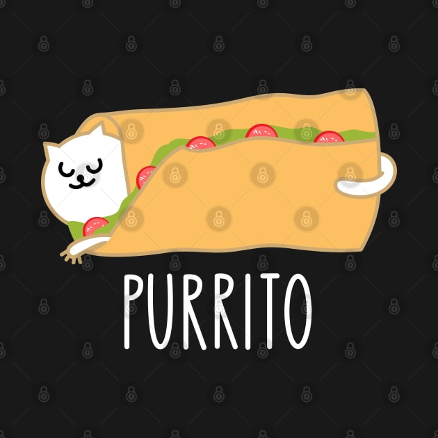 Funny purrito taco cat (b) by spontania