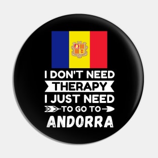 Andorra Visit Pin