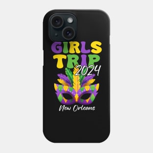 girls trip new orleans 2024 Mardi Gras Phone Case