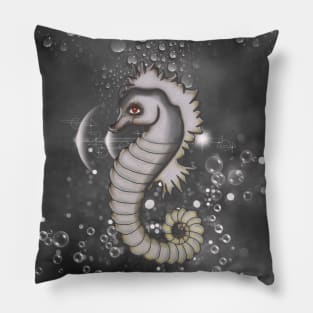 Sweet little seahorse and bubbles Pillow