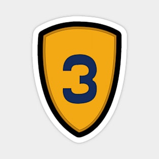 3rd Cavalry Division SSI wo Txt Magnet