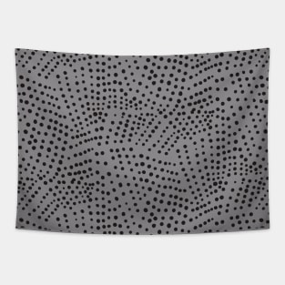 Monochrome Dots Pattern Tapestry