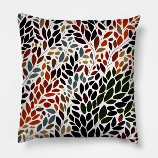 Chromatic Botanic Abstraction #34 Pillow