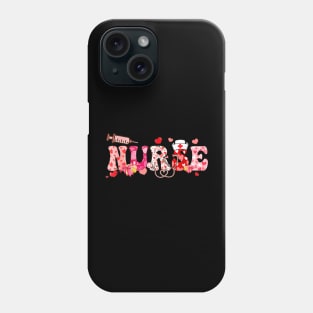 Valentines Day Nurse ER ICU NICU RN L&D Nurse Nursing Phone Case