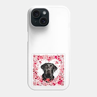 Labrador Retriever Be Mine Valentine Phone Case