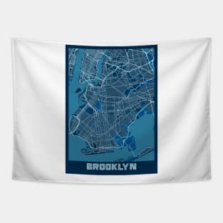 Brooklyn - United States Peace City Map Tapestry