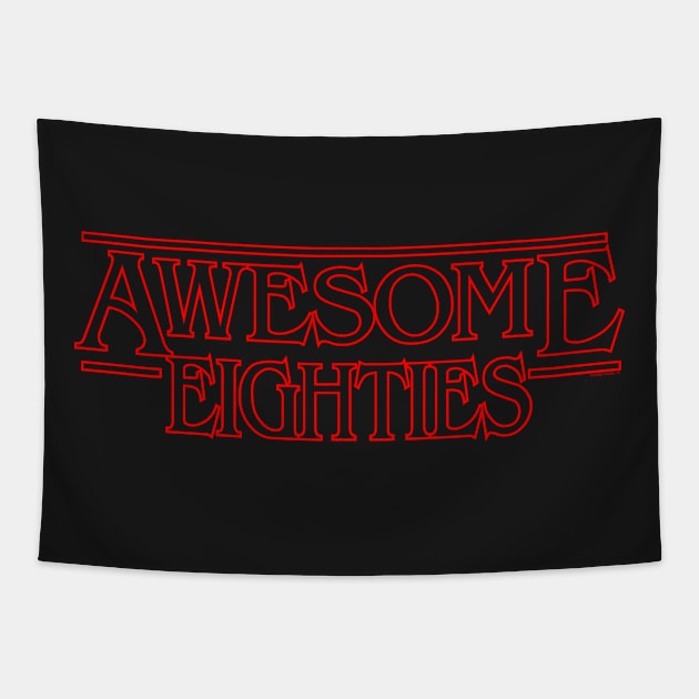 Awesome Eighties Tapestry by Illustratorator