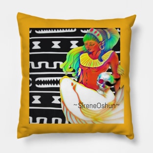 SireneOshun Multicolor Rainbow Pillow