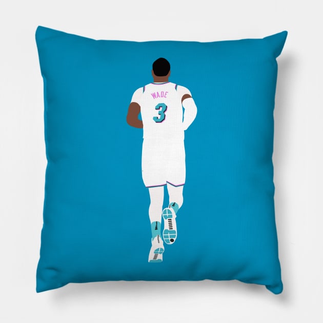 Dwyane Wade Miami Vice Pillow by xRatTrapTeesx