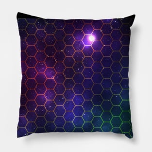 Geometric pattern space background Pillow