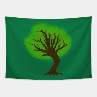 Large Oak Tree Tapestry