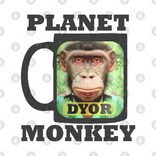 Planet Monkey DYOR Funny NFT Meme by PlanetMonkey