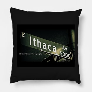 Ithaca Avenue, Las Vegas, Nevada by Mistah Wilson Photography Pillow