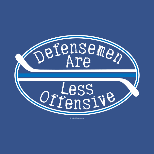 Hockey Defensemen are Less Offensive by eBrushDesign