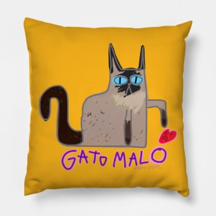 Soulless gato bad Pillow