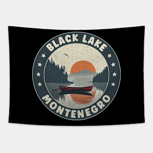 Black Lake Montenegro Sunset Tapestry