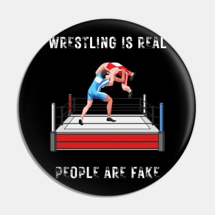 funny wrestling Pin