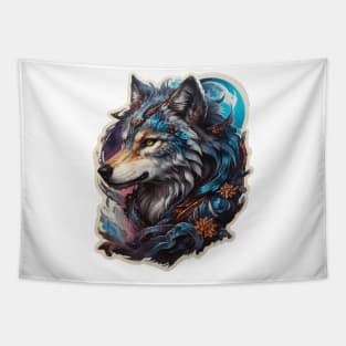 Beautiful Wolf Art Tapestry