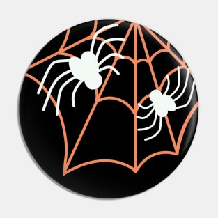 Spider Web Halloween Pin