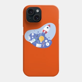 Landing Rocket Phone Case